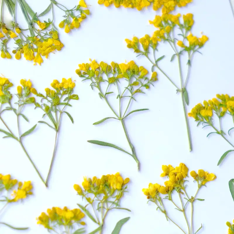 100 fleurs séchées pressées pour résine et bijoux