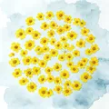 100 mini fleurs séchées pressées pour résine et bijoux – 2