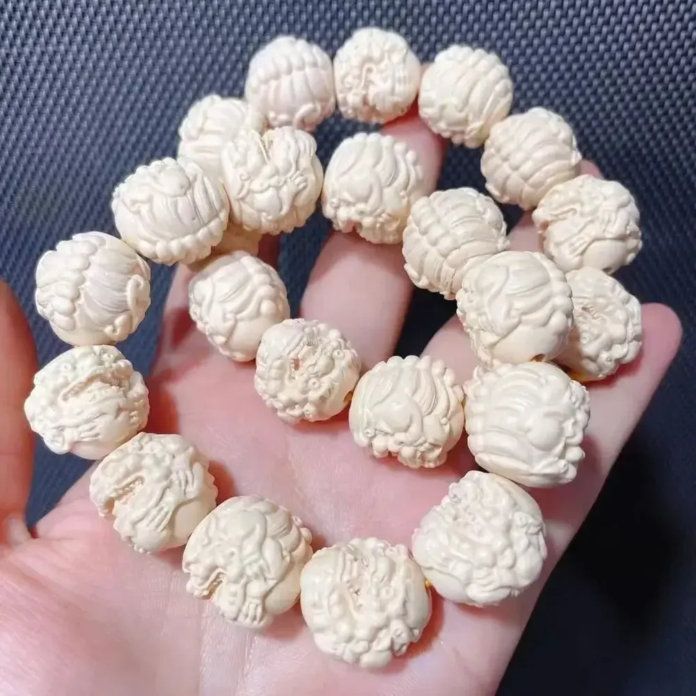 2 bâtons bois stabilisé résine époxy imitation ivoire 20 à 44 mm