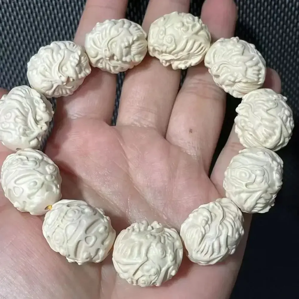 2 bâtons bois stabilisé résine époxy imitation ivoire 20 à 44 mm