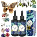 2 résines UV dures transparentes pour bijoux et moules DIY – 1