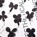 24 fleurs séchées noires pour résine et marque-pages – 3