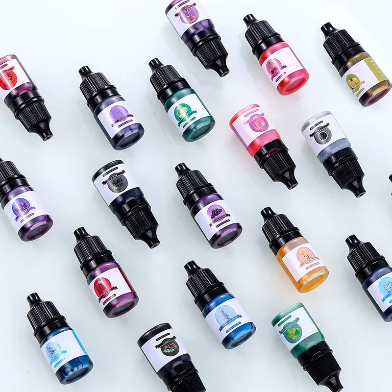 24 pigments résine époxy liquide colorant concentré pour bijoux