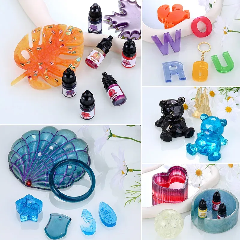 24 pigments résine époxy liquide colorant concentré pour bijoux