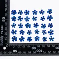 96 mini fleurs séchées pressées 1,5 cm pour résine – Color Beige (1)
