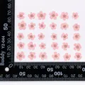 96 mini fleurs séchées pressées 1,5 cm pour résine – Color BLEU CIEL (4)