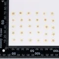 96 mini fleurs séchées pressées 1,5 cm pour résine – Color GRIS (7)