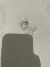 Avis clients – Bague résine fleurs séchées acier inoxydable géométrique