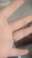 Avis clients – Bague résine fleurs séchées acier inoxydable géométrique