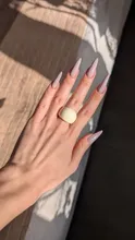 Avis clients – Bague résine plastique irrégulière géométrique boho