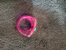 Avis clients – Bague résine Y2k colorée incrustée hip hop