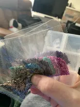 Avis clients – Boîte 6 couleurs charbon verre concassé pour remplissage résine