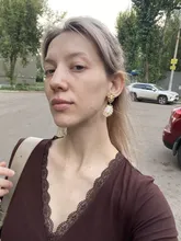 Avis clients – Boucles d'oreilles clip résine irrégulière géométrique vintage