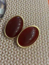 Avis clients – Boucles d'oreilles clous résine géométriques luxe pour femmes