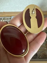 Avis clients – Boucles d'oreilles clous résine géométriques luxe pour femmes