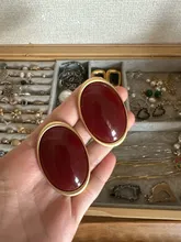 Avis clients – Boucles d'oreilles clous résine géométriques luxe pour femmes