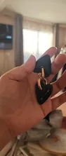 Avis clients – Boucles d'oreilles créoles résine cœur or pour femme