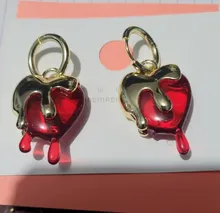 Avis clients – Boucles d'oreilles résine ailes dégradées strass papillon