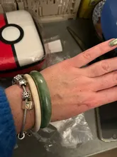 Avis clients – Bracelet fin en résine tachée acrylique style coréen