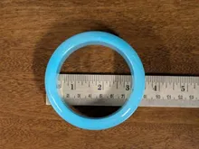 Avis clients – Bracelet large résine acrylique géométrique rond 10 couleurs