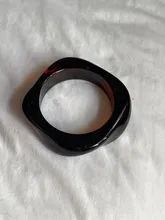 Avis clients – Bracelet résine acrylique punk géométrique pour hommes et femmes