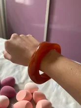 Avis clients – Bracelet résine acrylique punk géométrique pour hommes et femmes