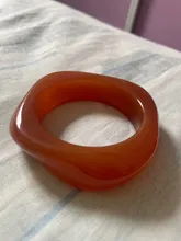 Avis clients – Bracelet résine acrylique punk géométrique pour hommes et femmes