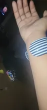 Avis clients – Bracelet résine large rayé noir et blanc pour femmes