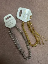 Avis clients – Bracelet résine perles islamique arabe plaqué or