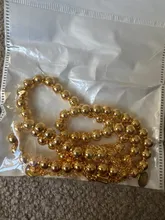Avis clients – Bracelet résine perles islamique arabe plaqué or
