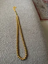 Avis clients – Bracelet résine perles islamique arabe plaqué or