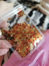 Avis clients – Flocons paillettes holographiques feuille d'érable pour résine