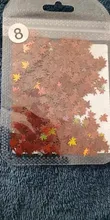 Avis clients – Flocons paillettes holographiques feuille d'érable pour résine