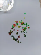 Avis clients – Flocons paillettes holographiques feuille d'érable pour résine