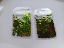 Avis clients – Flocons paillettes holographiques feuille d'érable pour résine