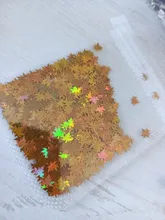 Avis clients – Flocons paillettes holographiques feuille d'érable pour résine