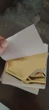Avis clients – Lot de 100 feuilles d'or 9x9 cm pour artisanat et décoration