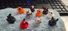 Avis clients – Lot de 12 à 48 mini canards et fantômes résine Halloween