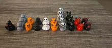 Avis clients – Lot de 12 à 48 mini canards et fantômes résine Halloween