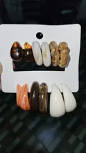 Avis clients – Lot de 12 boucles d'oreilles résine bohème colorée