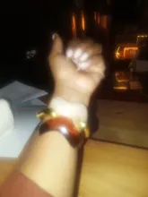 Avis clients – Lot de 3 bracelets résine épais irréguliers pour femmes
