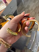 Avis clients – Lot de 3 bracelets résine épais irréguliers pour femmes