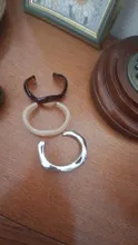 Avis clients – Lot de 3 bracelets résine épais irréguliers pour femmes