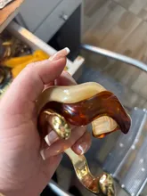 Avis clients – Lot de 3 bracelets résine épais irréguliers pour femmes