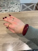 Avis clients – Lot de 3 bracelets résine épais irréguliers punk pour femmes