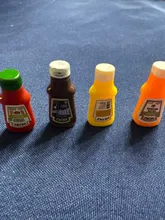 Avis clients – Lot de 4 pots confiture miniature résine pour maison poupée