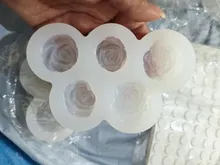 Avis clients – Lot de 5 moules silicone fleurs pour bougies et gâteaux