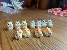 Avis clients – Lot de 5 ou 10 mini hamsters résine pour décoration jardin