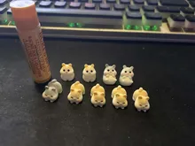 Avis clients – Lot de 5 ou 10 mini hamsters résine pour décoration jardin