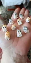Avis clients – Lot de 5 ou 10 mini hamsters résine pour décoration jardin